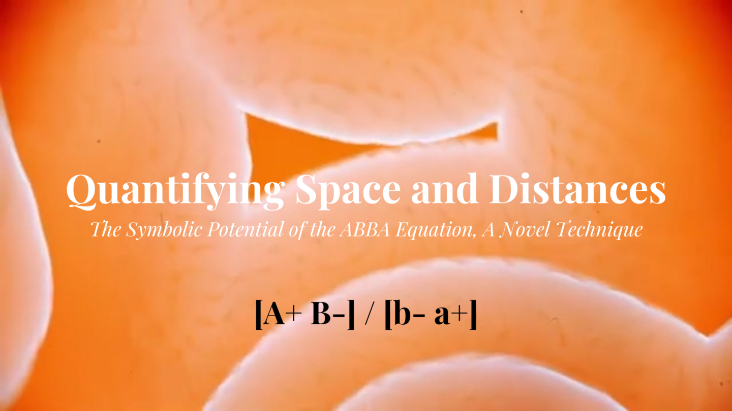 Quantifying Space and Distance: The Symbolic Potential of the ABBA Equation, A Novel Technique